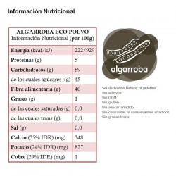 La harina de algarroba reduce el colesterol y mejora la digestión