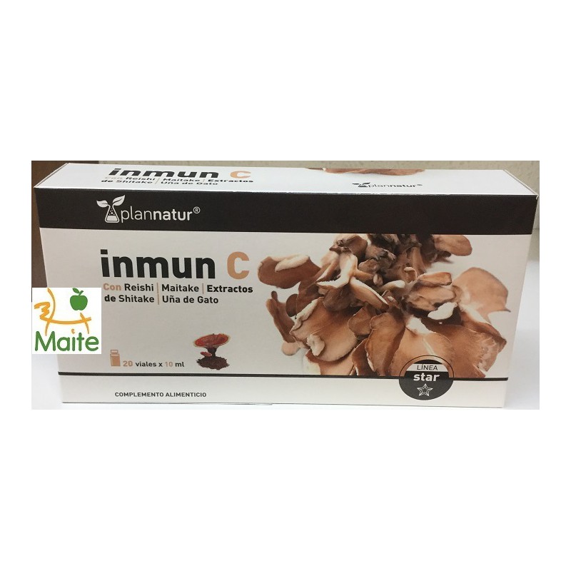Inmun C de Plannatur amb Reishi, Shitake, Maitake i Ungla de Gat