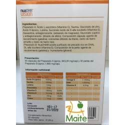 Nua DHA Vision es un suplemento a base de DHA para la salud ocular