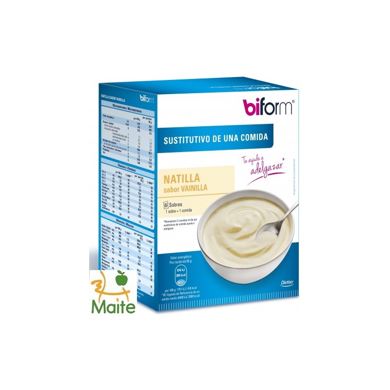 Substitut de menjades per perdre pes amb sabor vainilla