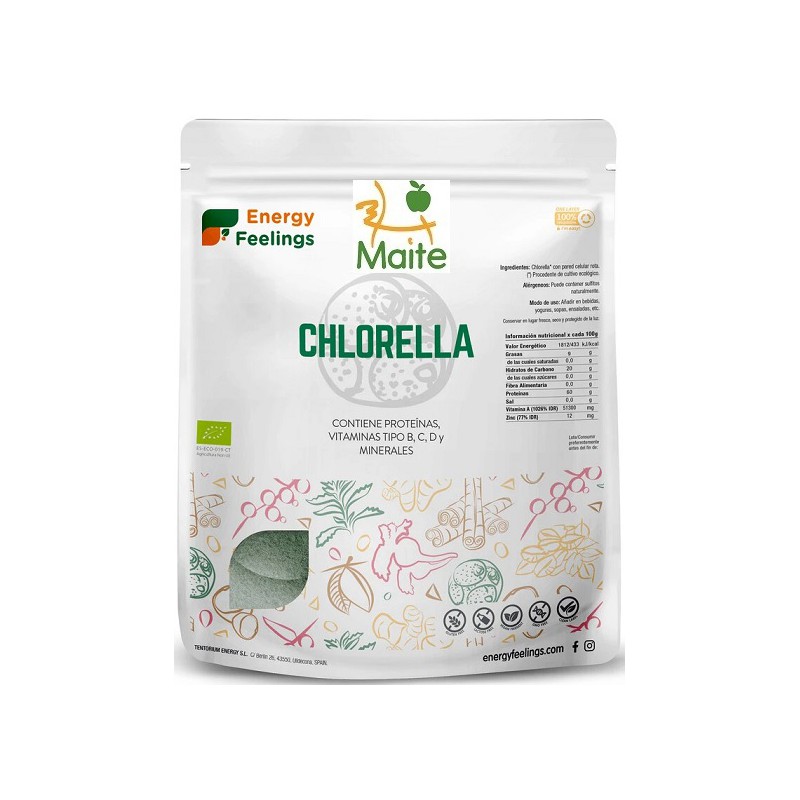 Nuestra Chlorella ecológica es útil en casos de anemia y sobreesfuerzo
