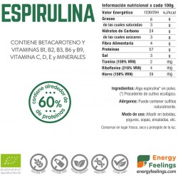 Alga espirulina Eco en pols és una alga que ens aporta moltes proteïnes