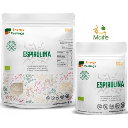 Espirulina Eco en polvo es una alga que nos aporta muchas proteínas