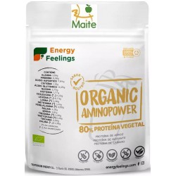 Organic Amino Power Eco 80% sabor neutro son proteínas vegetales