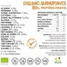 Organic Amino Power Eco 80% sabor neutro son proteínas vegetales