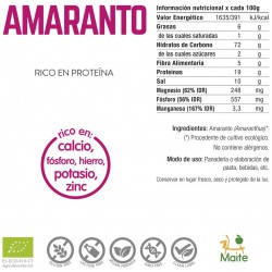 El amaranto posee gran calidad nutritiva con alto aporte de proteínas