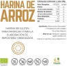 La harina de arroz ecológico es sin gluten y sustituye a la de trigo