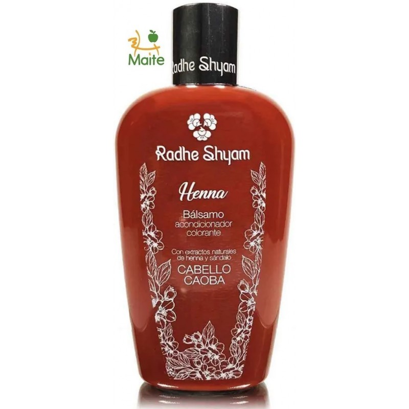 Bàlsam condicionador Henna color caoba Radhe Shyam