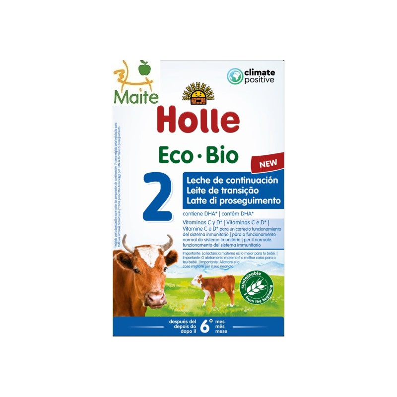 Llet de continuació 2 Holle bio a partir del sisè mes
