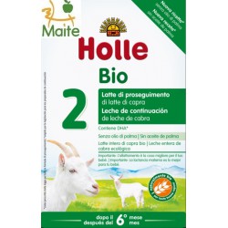 Llet de continuació de cabra 2 Holle bio a partir del sisè mes