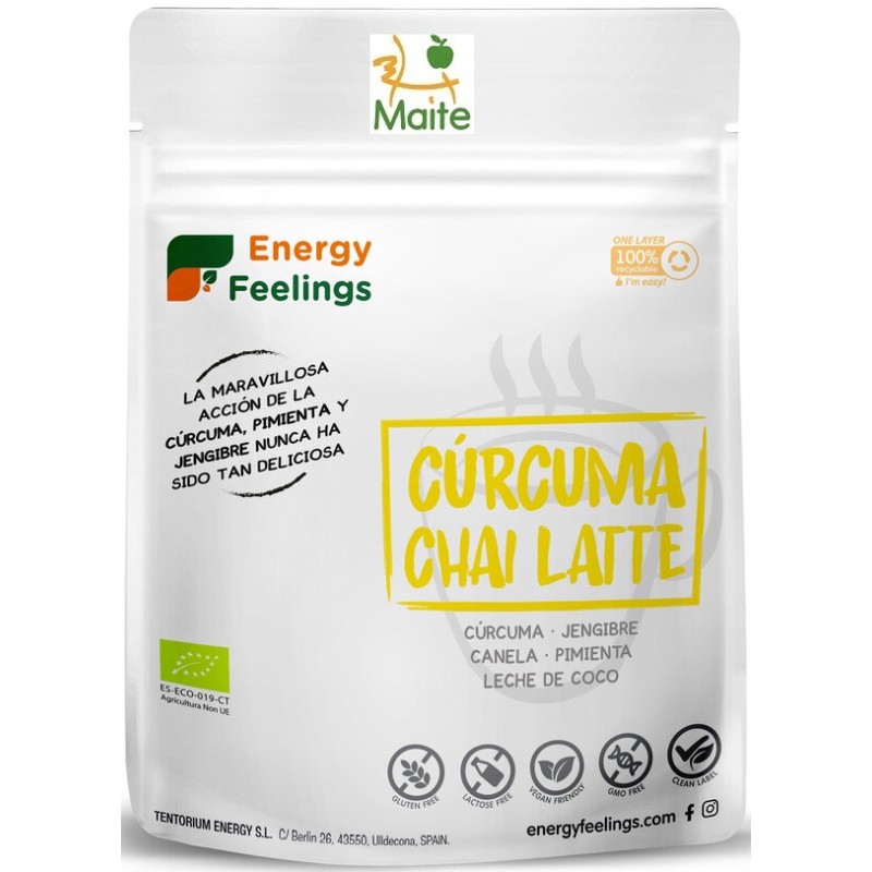 Batut eco de cúrcuma chai latte